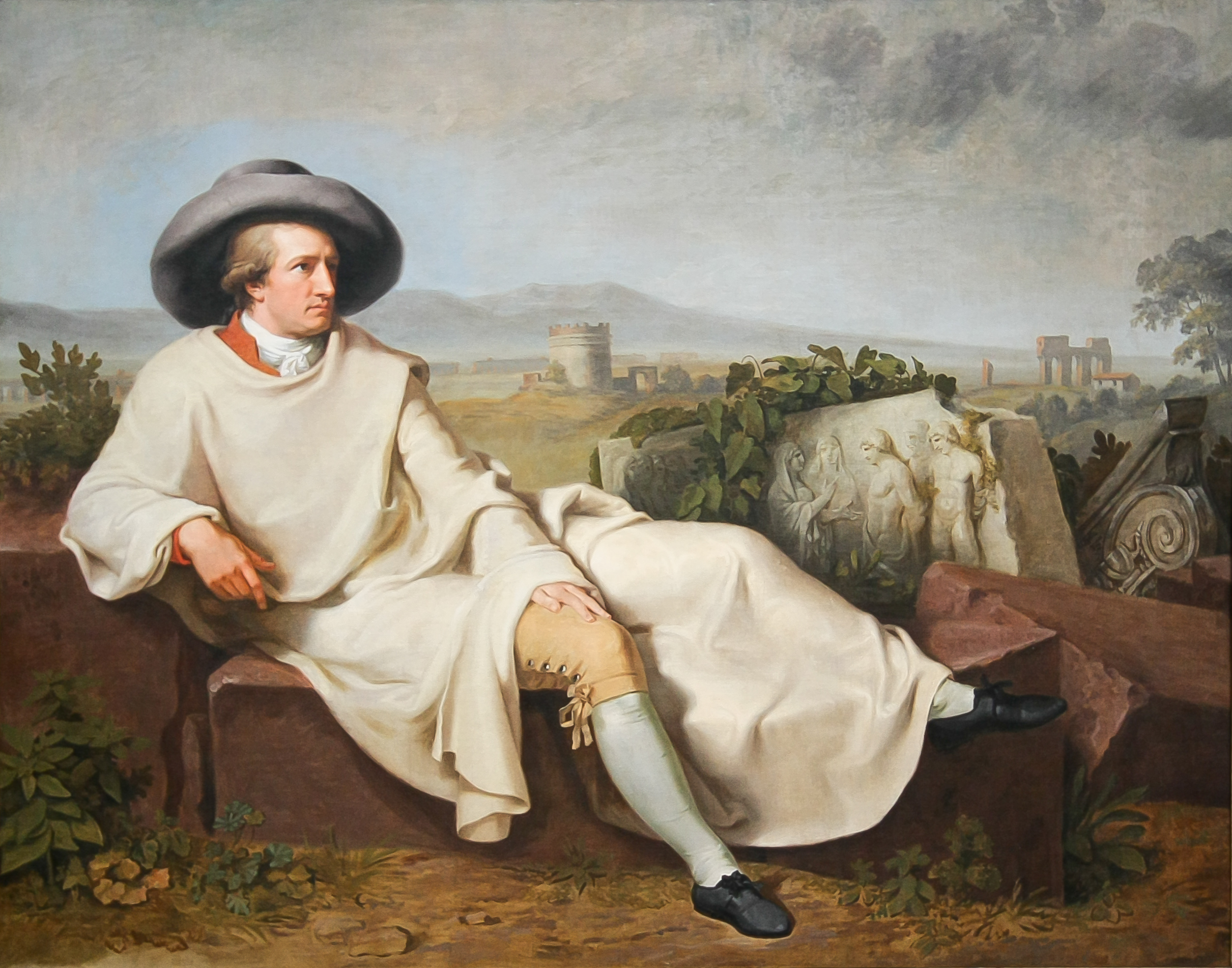 Goethe a la campagna romana, de Tischbein