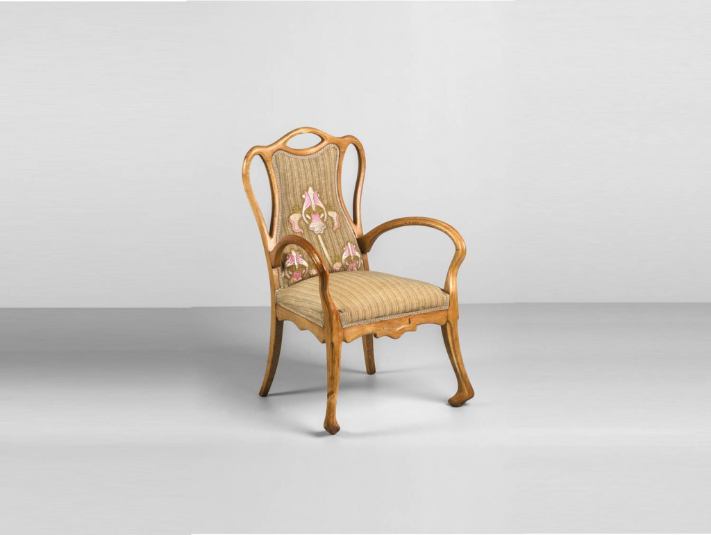 Cadira de braços. Joan Busquets i Jané. Barcelona, 1902. MADB 138.664. Fotografia: Estudio Rafael Vargas