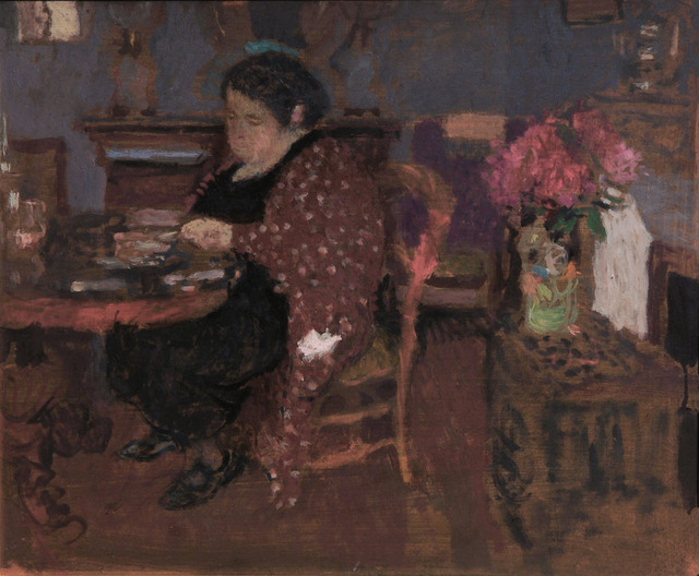 Maria Sanmartí. La mère du peintre [La mare del pintor] 1943. Oli sobre tela. Col·lecció particular, França